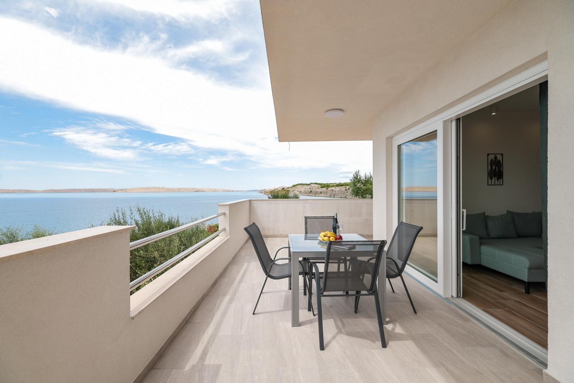 Beachfront Apartments Tic With Seaview Miletici Ngoại thất bức ảnh